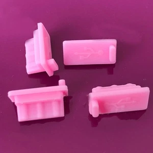 10X USB Dust Plug Charger Port Cover Cap Female Jack Interface Dustproof Protect - Zdjęcie 1 z 15