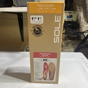 SOLE Performance Medium Wide With Met Pad Einlegesohlen Herren 9 Damen 11 Medium Width - Bild 1 von 5
