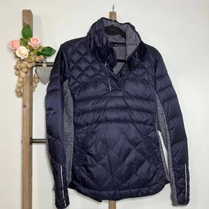 Lululemon lila Daunen für einen Lauf Pullover Größe 10 - Bild 1 von 12
