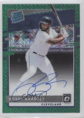2020 Panini Donruss Optic Green Mojo Prizm /99 Bobby Bradley #RRS-BO Auto RC - Image 1 of 2