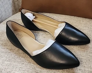Naturalizer schwarze Leder Slipper flache Schuhe 10W NEU - Bild 1 von 9