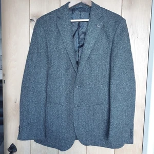 Marks & Spencer M&S Moon Wool Tweed Blazer Jacket Suit Grey Fleck 40" Medium - Bild 1 von 8