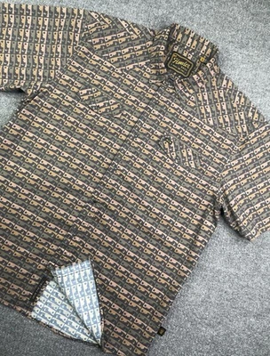 Howler Bros Brothers Size XL Los Arroyos Snap-shirt H-Bar-B Cactus - Image 1 of 4