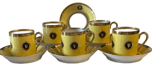 Set of 11 Porcelain Cameo Demitasse Cups & Saucers France/Italy, late 19th Cent. - Picture 1 of 24