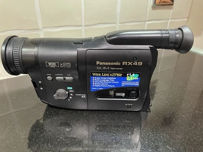 Panasonic NV-RX49B VHS-C Slim Camcorder Video Camera - Partially Tested Working - Image 1 of 4