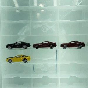 Lot of 4 Hot Wheels 2005 Ford Mustang GT Black Red Yellow - Picture 1 of 2