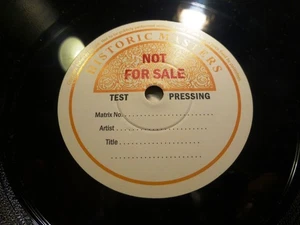 1929 WALTER WIDDOP TEST PRESSING Ten Gounod QUEEN OF SHEEBA HISTORIC MASTERS  - Picture 1 of 1