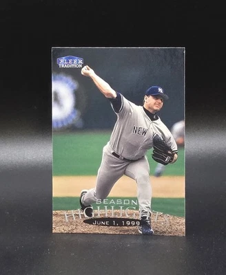 1999 Fleer Tradition Update ROGER CLEMENS Highlights Card U-143 New York Yankees - Image 1 of 2