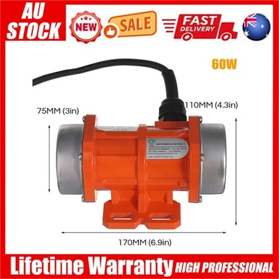 AU Vibration Motor Concrete Shaker Vibrating Motor Asynchronous Vibrator AC 220V - image 1 of 4