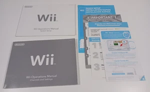 Nintendo Wii Console Operations Manuals - Foto 1 di 5