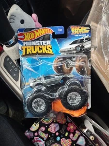 Hot Wheels Monster Trucks Back To The Future Truck - Picture 1 of 1