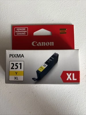 Подлинный чернильный бак Canon PIXMA 271 Y, желтый XL высокой емкости CLI-271XL-Y - Изображение 1 из 2