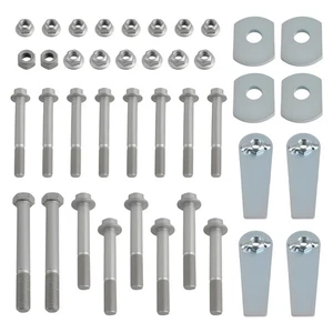 16x  Control Arm Bolt Kit for Jeep Wrangler TJ LJ 1997-2006 Grade 8 Hardware - Picture 1 of 18