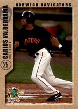 2005 Norwich Navigators Grandstand #18 Carlos Valderrama Venezuela VZ Card