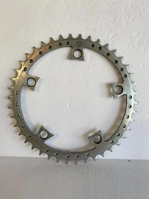 vintage STRONGLIGHT 122 BCD bicycle CHAINRING 42 tooth Drillium - Image 1 of 3