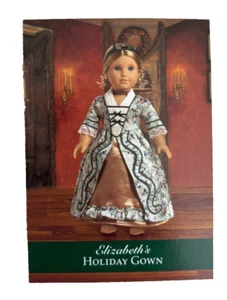 American Girl Doll ELIZABETH'S HOLIDAY CHRISTMAS GOWN completo di scatola come nuovo - Foto 1 di 15
