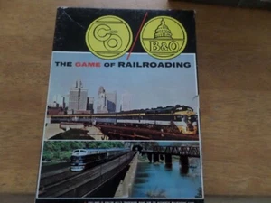 1969 C&O / B&O The Game of Railroading Avalon Hill Bookcase Game 802 Complete - Picture 1 of 6