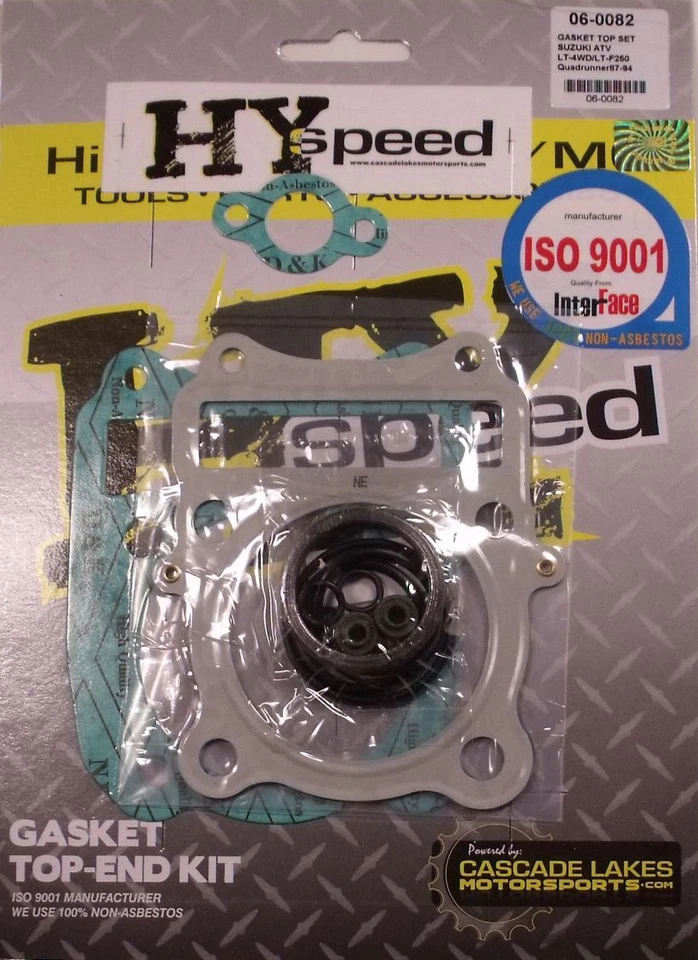 HYspeed Top End Head Gasket Kit Set Suzuki LT250 Quadrunner 1987-1995 - Image 1 of 1
