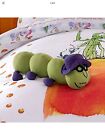CUSHION Roald Dahl James and the Giant Peach Caterpillar Green Purple 3D Filled 