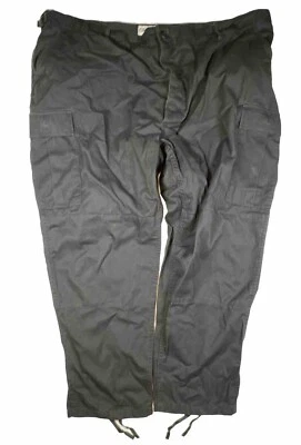Proper Cargo Pants Mens Large Black Combat Trouser Button Fly Military XXX-L Reg - Image 1 of 4