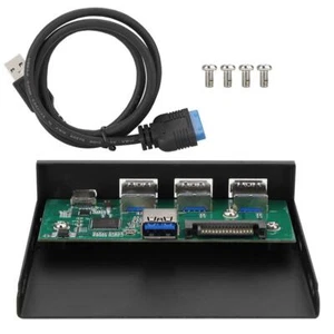 3 Port USB3.0/3.1 +1Type C Interface Front Panel Expansion Bay Card Adapter Hot - Afbeelding 1 van 9