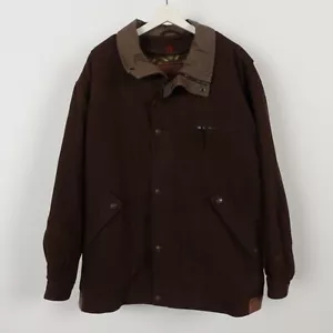 Vintage Royal Robbins Chore Barn Coat Men's Large Aztec Sherpa Lined Removable - Picture 1 of 11