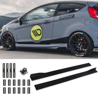 Car Side Skirts Splitter Spoiler Extension for FORD Taurus Mustang Focus Fusion - Image 1 of 4