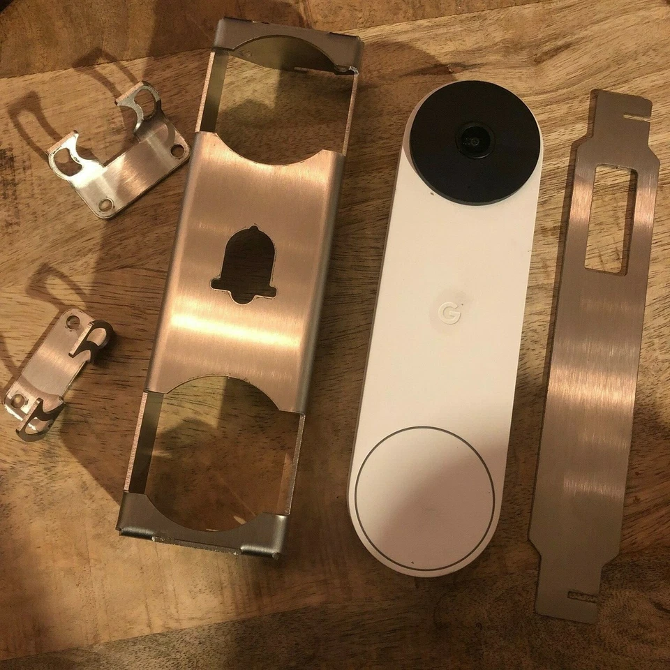 Google Nest Battery Stainless anti theft cover. Adjustable view angle left/right - Bild 1 von 4