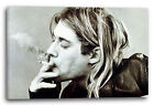 Wandbild Kurt Cobain Kult-Bild smoking rauchend Nirvana retro Grunge