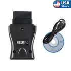 14 Pin Consult Interface USB Car Diagnostic OBD Fault Code Cable Tool For Nissan