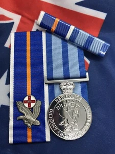 NSW Police, Service and Emergency Commendation, Replica Full Size Medal + Bar - Picture 1 of 8