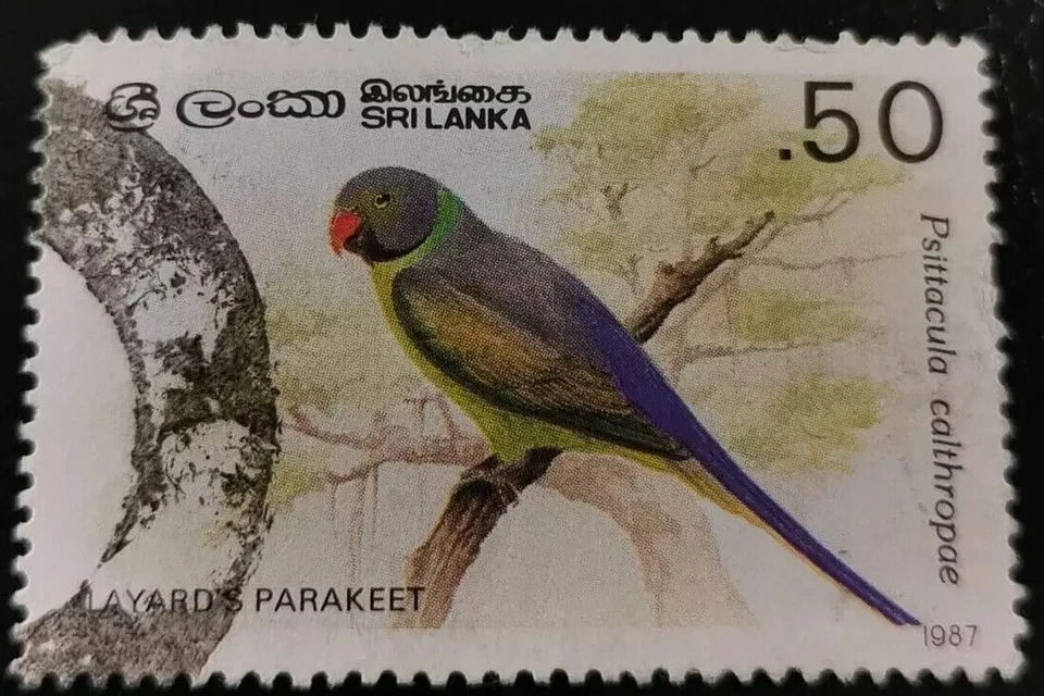Sri Lanka: 1987 Birds 0.50 R. (Collectible Stamp). - Image 1 of 1