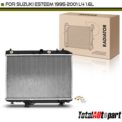 Radiator with Transmission Oil Cooler for Suzuki Esteem 1995-2001 L4 1.6L Auto - Image 1 of 4
