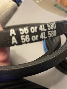 3 Pack New Belts for D&D PowerDrive A56 or 4L580 V-Belt  1/2 x 58in  V*belt - Picture 1 of 4