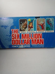 Gioco da tavolo vintage 1975 Parker Brothers The Six Million Dollar Man Lee Majors - Foto 1 di 10