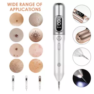 Laser Plasma Pen Mole Removal Dark Spot Skin Tag Tattoo Mole Wart Remover Pen - Picture 1 of 30