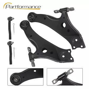 For Lexus RX350 RX450h Toyota Highlander Front Lower Control Arms Outer Tie Rods - Picture 1 of 12