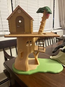 Pre-owned Sylvanian Families Log Cabin Treehouse Not Complete - Picture 1 of 24