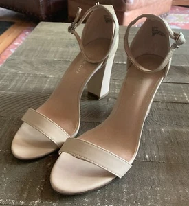 Madden Girl Beella Ankle Strap Dress Sandals Blush Women’s Sz 8.5 - Picture 1 of 5