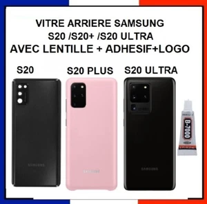 Vitre Arrière Samsung Galaxy S20 / S20+ PLUS / S20 Ultra avec Lentille et Logo - Photo 1 sur 2