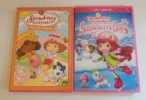 Strawberry Shortcake Animated DVD Lot "Play Day Suprise" & "Snowberry Days" - Picture 1 of 3