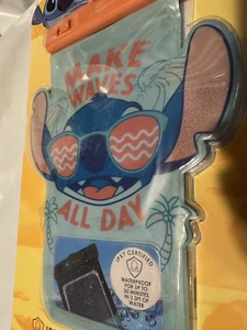 Custodia telefono impermeabile universale Disney Stitch, certificata IPX7, adatta alla maggior parte dei telefoni - Foto 1 di 5