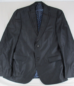 VanHeusen Men's Suit Jacket - Ceremony Slim Fit - Black - Size 38