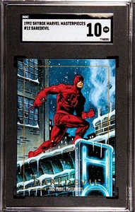 Skybox Marvel Masterpieces #12 Daredevil 1992 SGC 10 gemas como nuevo - Imagen 1 de 4