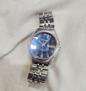 Citizen Adorex Automatic 8050 4-385136 Y Sunburst Dial Kanji Faceted Crystal - Picture 1 of 11