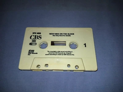 NEW KIDS ON THE BLOCK THE RIGHT STUFF CASSETTE TAPE SINGLE (NO INLAY #2) - Image 1 of 2