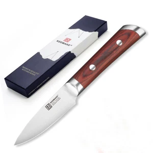 Coltello da taglio da 3,5 pollici acciaio inox tedesco affettare posate chef strumento da taglio - Foto 1 di 8
