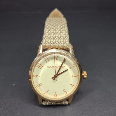 Женские часы Rocco Barocco оригинальные - стильный ремешок из розового золота кожи RB0181 - Изображение 1 из 4