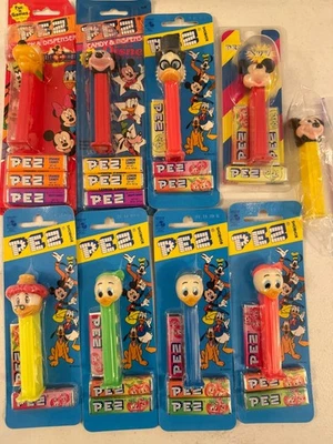 Vintage Disney Mickey Mouse and Friends Pez Candy Dispensers Lot of 9 - Image 1 of 4