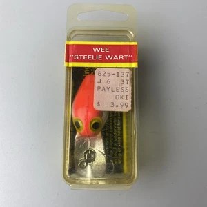 Pre Rapala Storm Wee Steelie Wart Metallic Fluorescent Red New Sealed - Picture 1 of 6